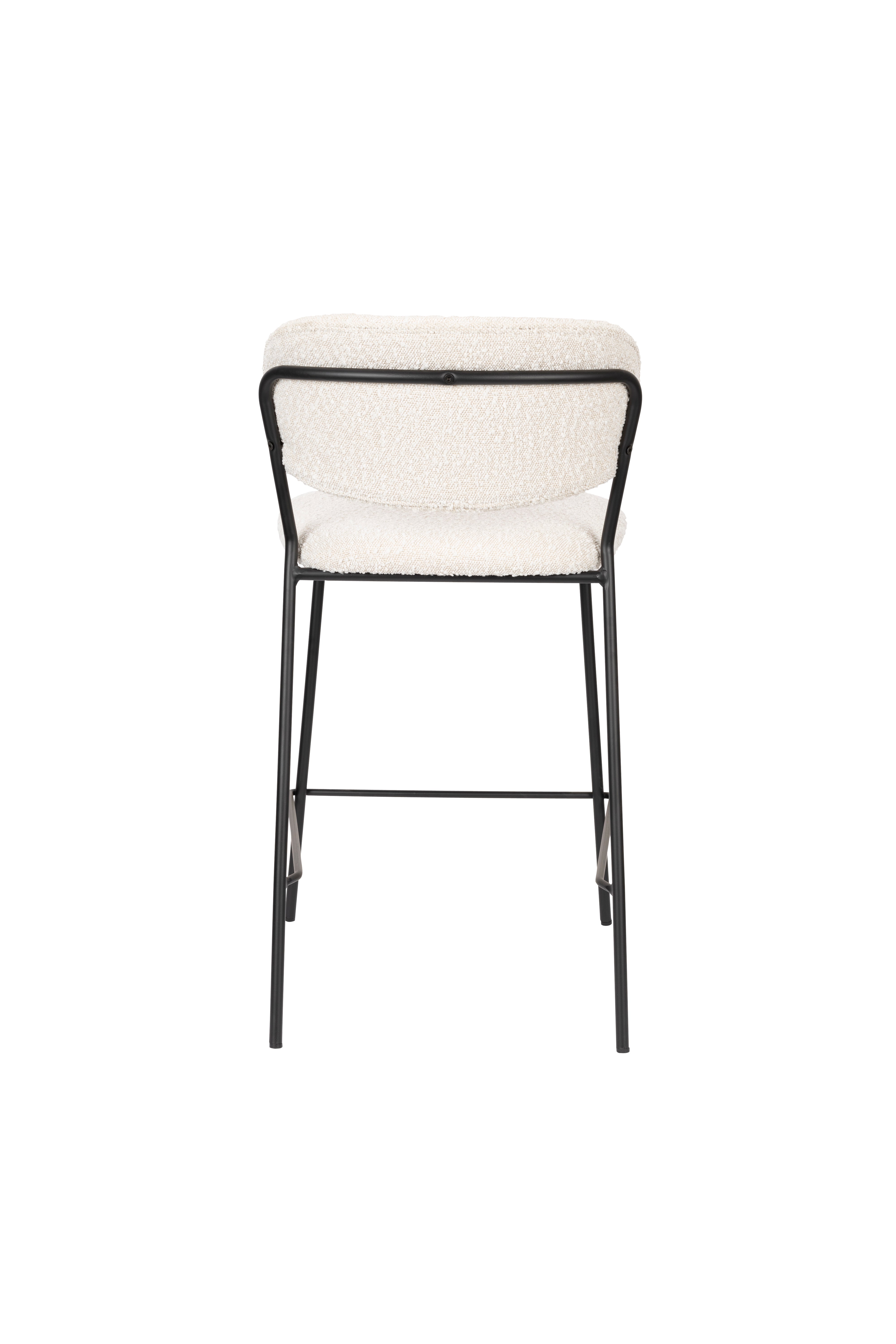 Counter Stool Jolien Black/Bouclé